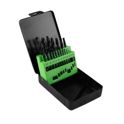 CONJUNTO DE BROCAS HSS 4241, 1-10 MM, PRETO