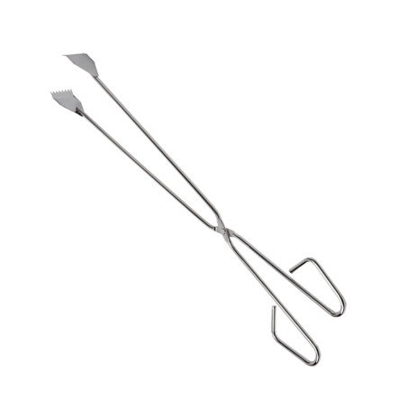 Pinças para churrasqueira de aço inoxidavel. 55cm
