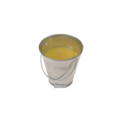 Vela anti-mosquito citronela com recipiente metálico 30g ø6,5cm
