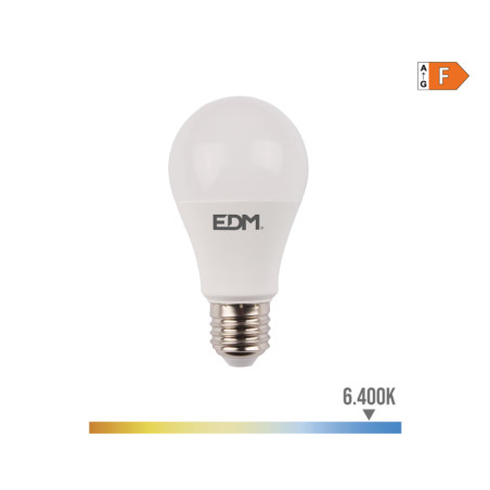 Lâmpada standard led com "sensor de presença e crepuscular" e27 12w 1.154 lm 6400k luz fria ø6x11cm