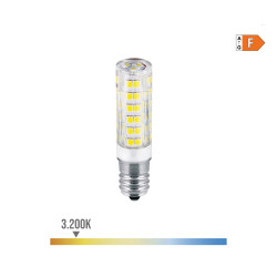 Lâmpada tubular led e14 4,5w 450lm 3200k luz quente ø1,6x6,6cm edm