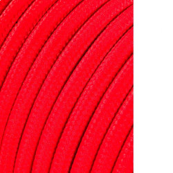 Carretel de cabo cordão tubular h03vv-f 2 x 0,75 mm vermelho, 5 m
