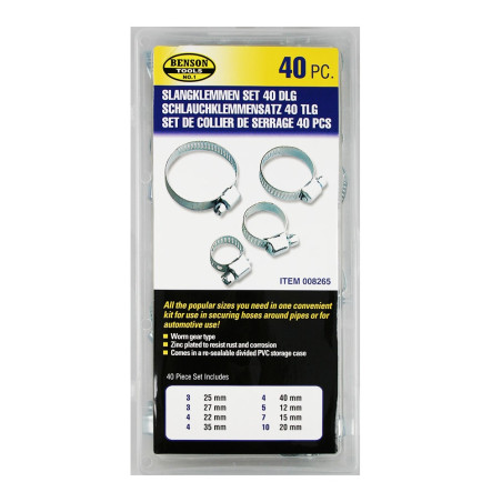 Set de 40 abraçadeiras varias