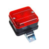 Luz traseira 12v para reboque 8,5x7,5cm