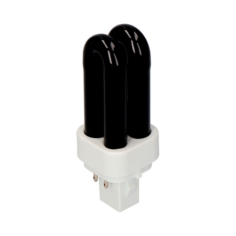 Lâmpada fluorescente pl 7w luz actinica edm sobresselente para 06510 edm