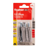 Bucha sx plus sk nv ø10 x 50 mm + parafusos ø7 x 65 mm, blister 5 unid
