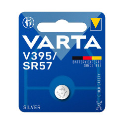 Micro pilha de botão varta silver sr57 - v395 1,55v (blíster 1 unid.) ø9,5x2,73mm