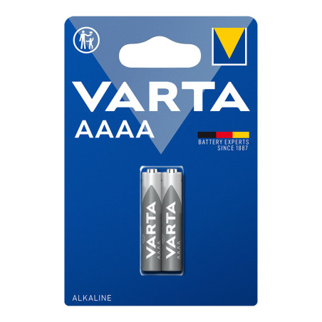 Pilhas varta aaaa - lr61 (blíster 2 unid.) ø7,9x41,9mm