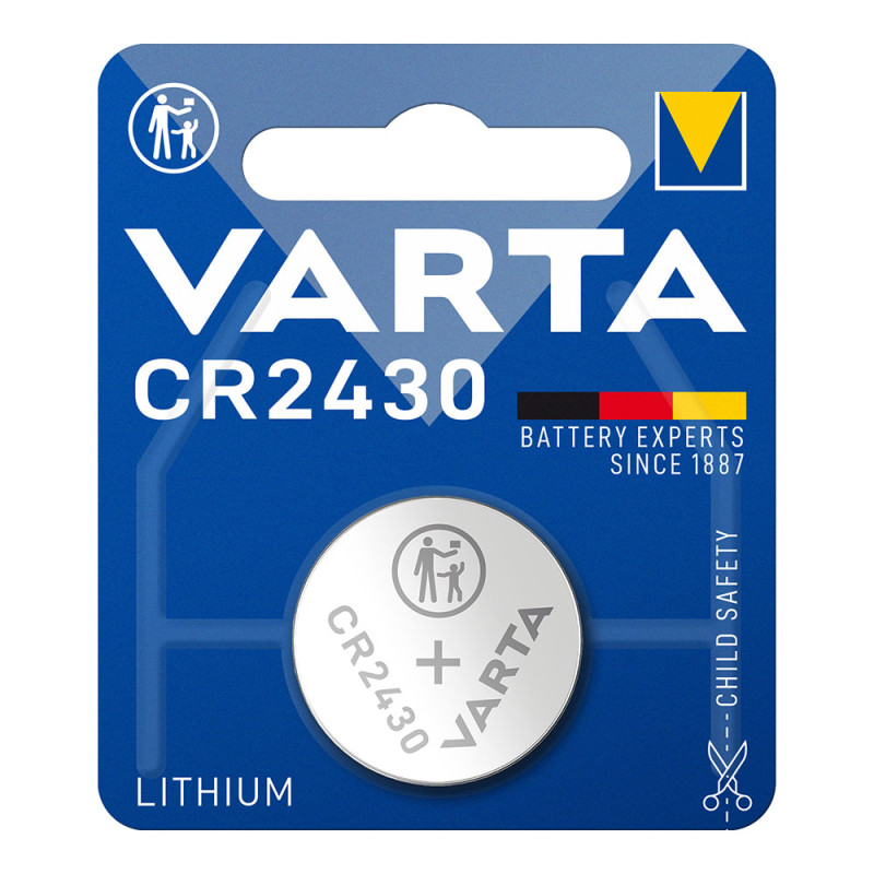 Pilha varta cr2430 3v (blíster 1 unid.) ø24,5x3mm