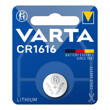 Pilha varta lithium cr1616 3v (blíster 1 unid.) ø16x1,6mm
