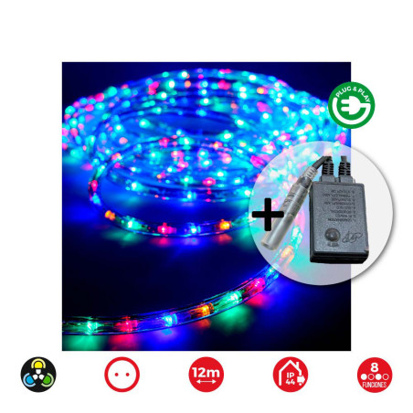 Kit flexiled multifunções multicor ip44 230v 12m edm