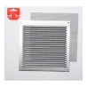 Grelhas con rede mosquiteira aluminio 0.6 color natural 170x170mm (g)
