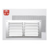 Grelha anti-mosquito aluminio 0.6 natural 300x150mm (g)