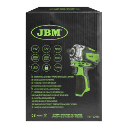 BERBEQUIM DE IMPACTO SEM ESCOVAS 1/4" 150 NM JBM