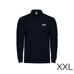 Polo manga comprida tamanho-xxl 65% poliéster 35% algodão