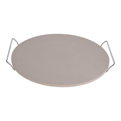 Pedra para fazer pizzas com pegas ø33cm