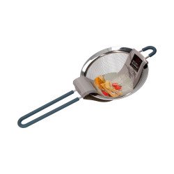Colador inoxidavel com cabo de silicone 13.5cm