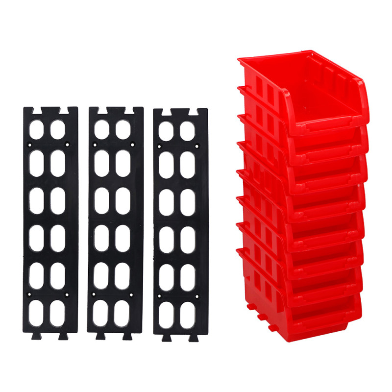 Mini gavetas empilháveis, set de 8 unidades, 12 x 10 cm