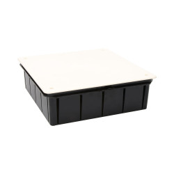 Caixa quadrada 200x200x65mm com parafusos solera (retractilado) 320
