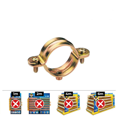 Caixa 100 unid. abraçadeira l ø22x47mm din/ref l celo