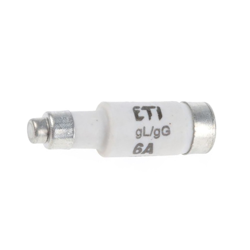 Fusível neozed d01 6a 400v ac/250v dc