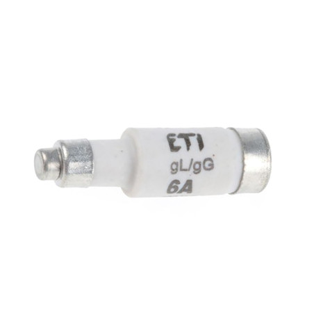 Fusível neozed d01 6a 400v ac/250v dc