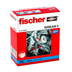 Pack 20 buchas duoblade s + parafuso 545678 fischer
