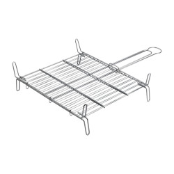 Grelhador duplo 45x45cm gourmet kitchen