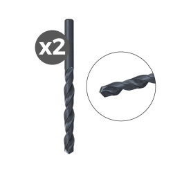 Broca para metal hss-r din 338, 2 unid, ø3,00 x 33/61 mm