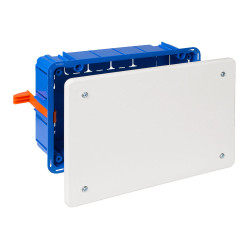 Caixa de conexão para encastrar em tabiques ocos 164x106x47mm solera 5363gw