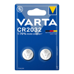 Micro pilha botão lithium 3v varta (blíster 2 unid.) ø20,0x3,2mm