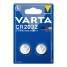Micro pilha botão lithium 3v varta (blíster 2 unid.) ø20,0x3,2mm