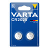 Micro pilha botão lithium cr2025 3v varta (blíster 2 unid.) ø20,0x2,5mm