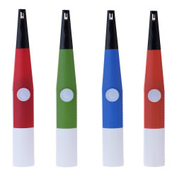 Isqueiro multifaísca 23,7x3,3x2,7cm cores sortidas. funciona com 2 pilhas aa (incluídas) euro/u