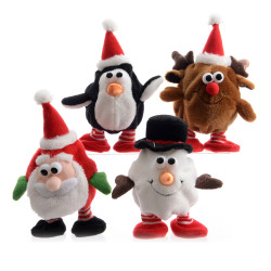 Boneco com função repetição de voz 13x10x16cm vários modelos