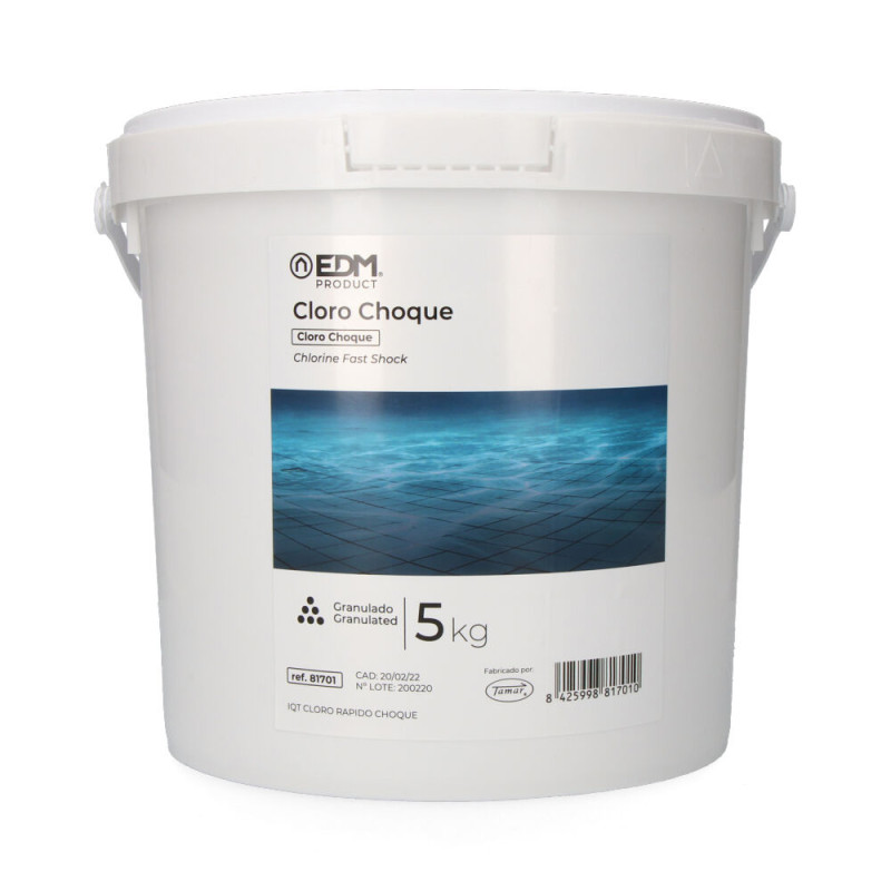 Cloro de choque 5kg fusão