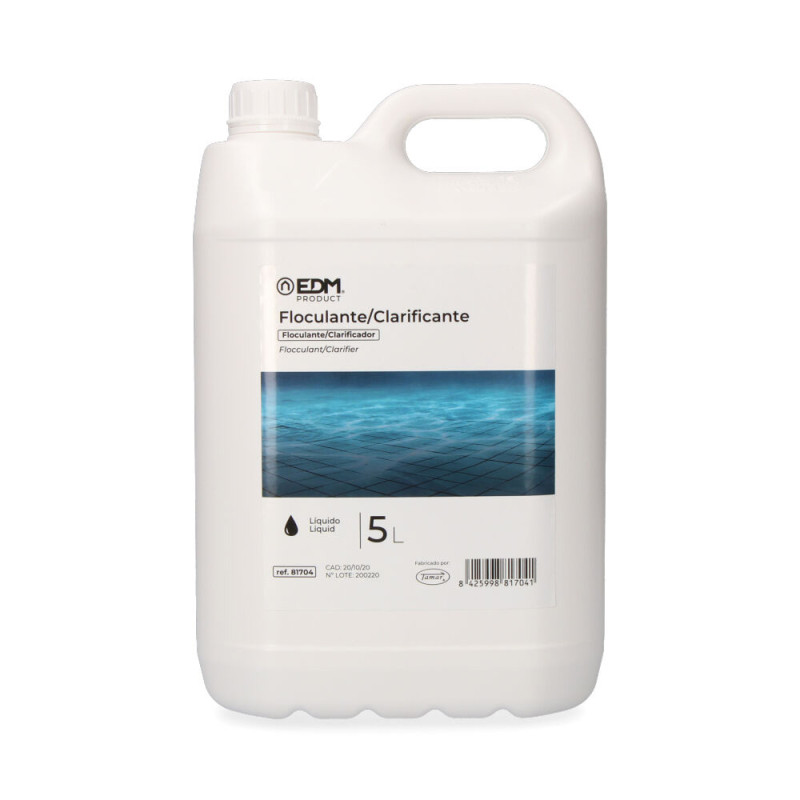 Floculante clarificador liquido 5 l. fusão