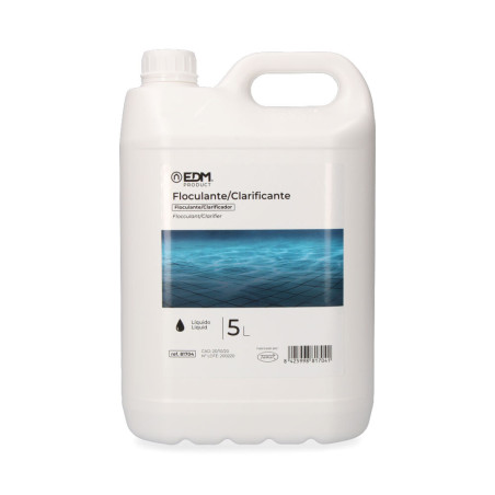 Floculante clarificador liquido 5 l. fusão