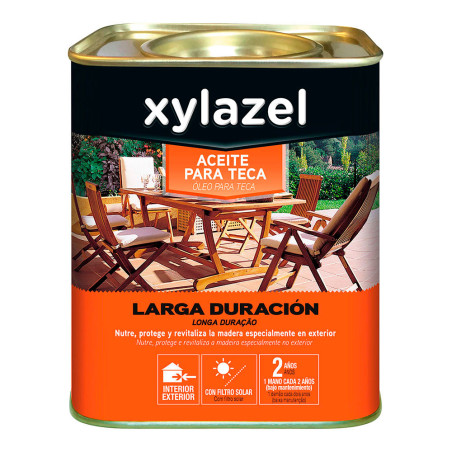 Óleo para teca longa duração cor natural 750 ml