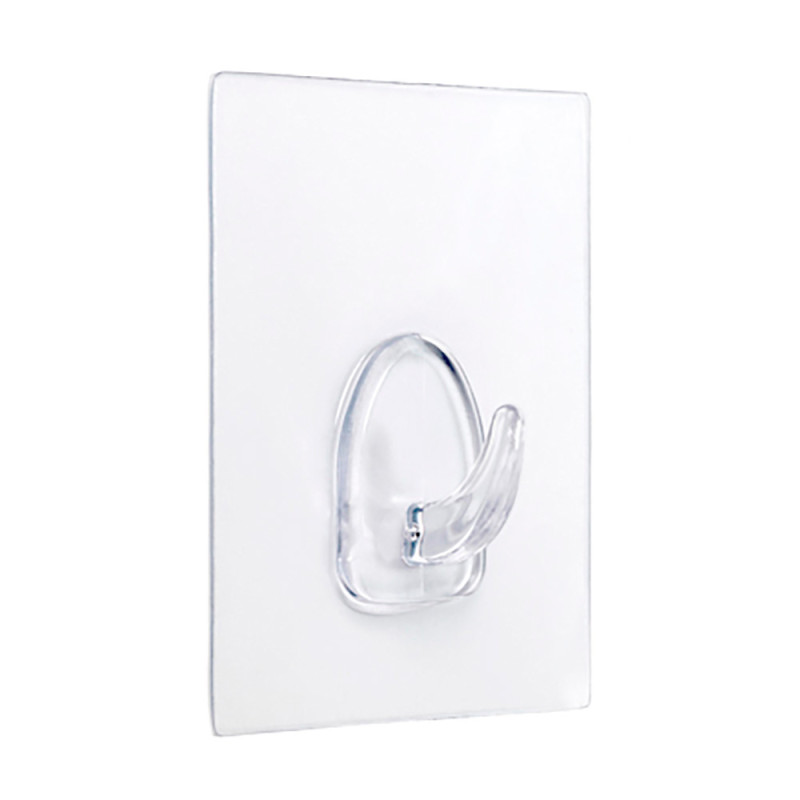 Cabide aderente reutilizavel 80x62mm transparente 1291-0-000 (blister) inofix