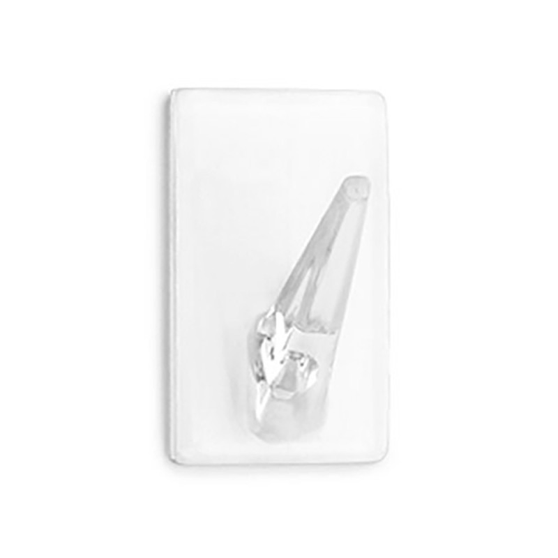 Gancho adesivo classico transparente 2075-0-000 (blister 4 unid.) inofix