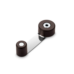 Batente retentor giratorio metalico castanho (blister) inofix