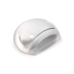 Batente adesivo semi-esferico transparente (blister) inofix