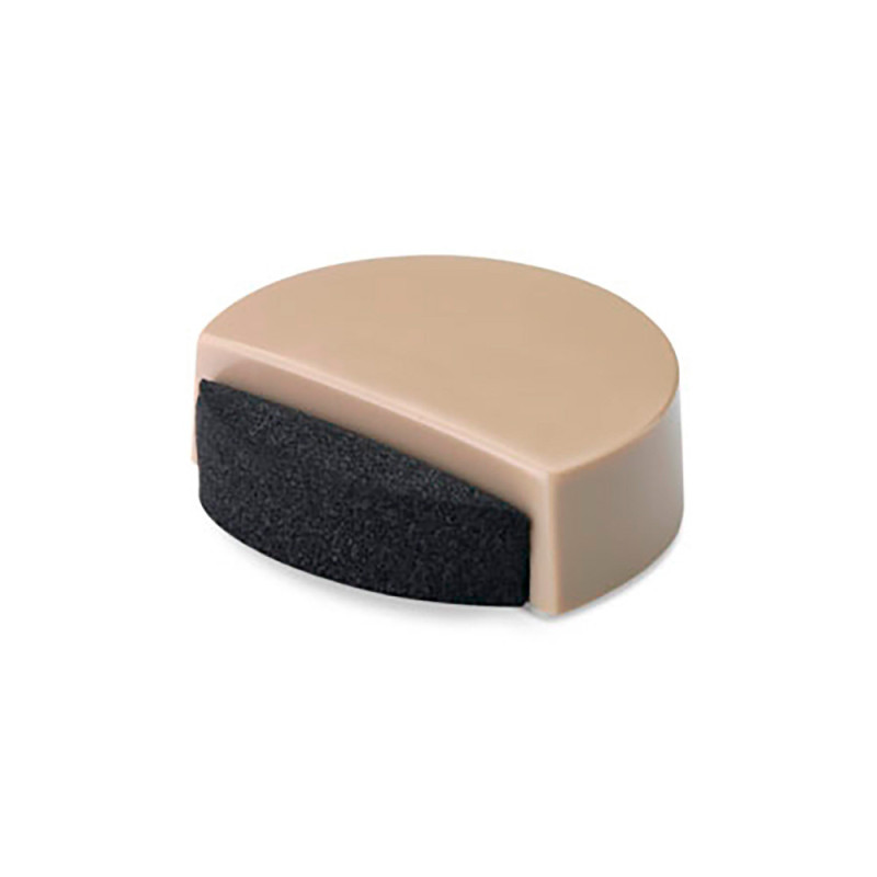 Batente adesivo silencioso bege (blister) inofix