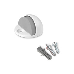 Batente para porta metalico con parafuso branco (blister) inofix