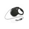 Correia extensível flexi classic 5m de fita tamanho p até 12kg cor preto nayeco