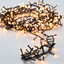 Grinalda "tipo espinho" multifunções 700 leds, luz quente, exterior, 14 m