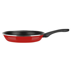 Frigideira optimax ø26cm vermelha aço aisi 430 fagor