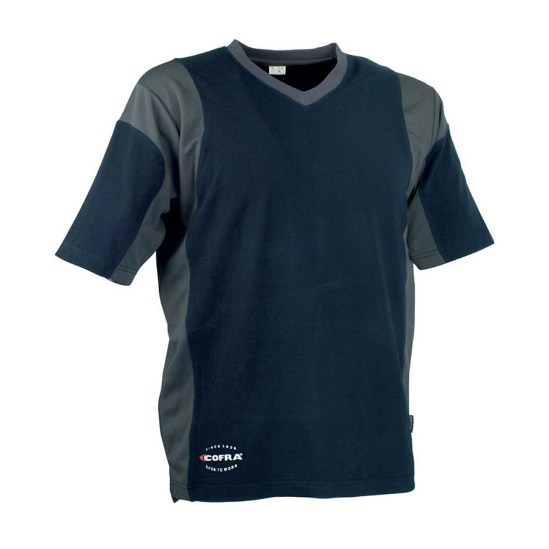 T-shirt java azul marinho/cinzento escuro tamanho m