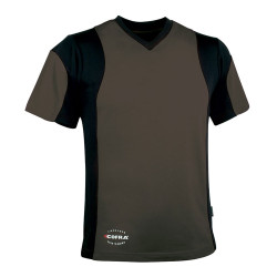 T-shirt java castanho/preto tamanho m